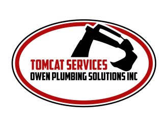 TomCat Services & Owen Plumbing Solutions, Inc. logo design by cintoko