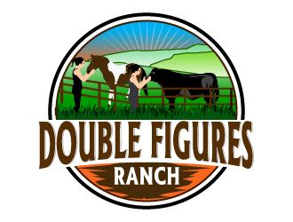 Double Figures Ranch logo design by Suvendu