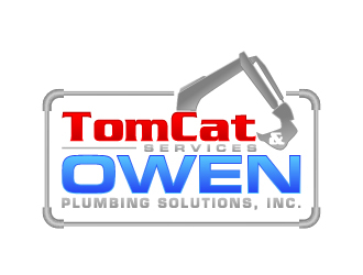 TomCat Services & Owen Plumbing Solutions, Inc. logo design by sakarep