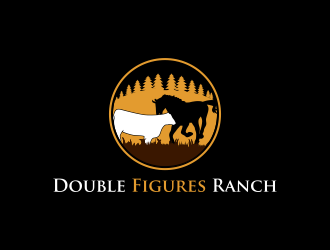 Double Figures Ranch logo design by Msinur