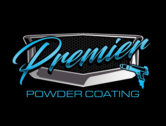 Premier Powder Coating logo design by kunejo