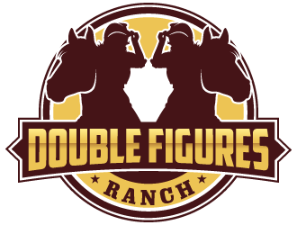 Double Figures Ranch logo design by LucidSketch