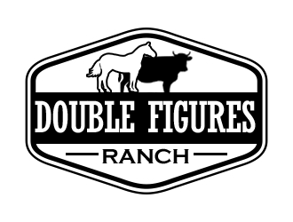 Double Figures Ranch logo design by kunejo