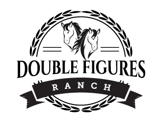 Double Figures Ranch logo design by pencilhand