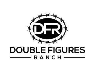 Double Figures Ranch logo design by cintoko