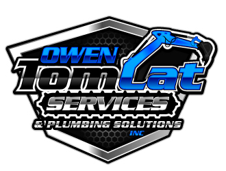 TomCat Services & Owen Plumbing Solutions, Inc. logo design by aRBy