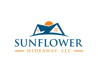 Sunflower Hideaway, LLC logo design by p0peye