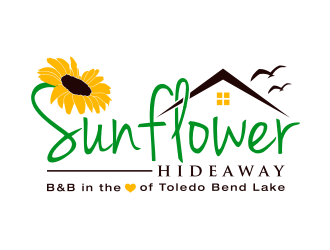 Sunflower Hideaway, LLC logo design by GemahRipah