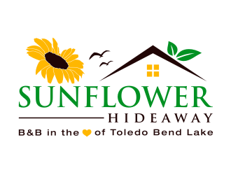Sunflower Hideaway, LLC logo design by GemahRipah
