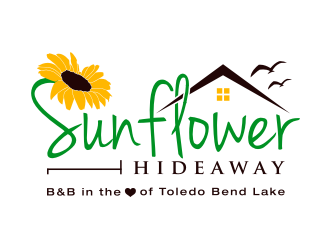 Sunflower Hideaway, LLC logo design by GemahRipah