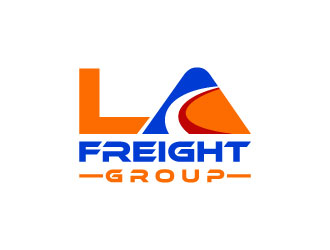 LA FREIGHT GROUP logo design by aryamaity