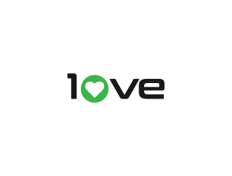 1ove logo design by Blue-X