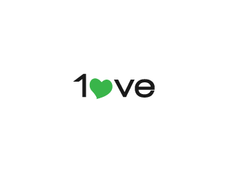 1ove logo design by Blue-X
