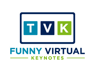 Funny Virtual Keynotes logo design by cybil