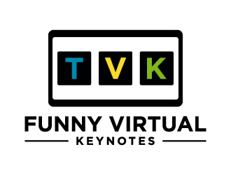 Funny Virtual Keynotes logo design by cybil