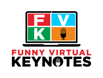 Funny Virtual Keynotes logo design by Realistis