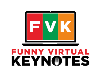Funny Virtual Keynotes logo design by Realistis