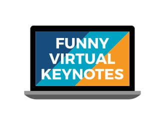 Funny Virtual Keynotes logo design by Ibrahim