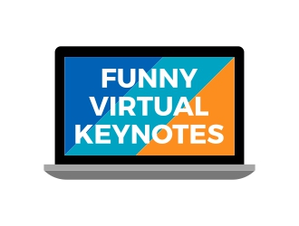 Funny Virtual Keynotes logo design by Ibrahim