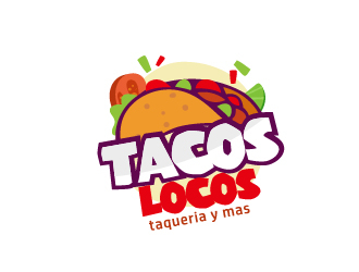 Los Tacos Locos  logo design by fawadyk