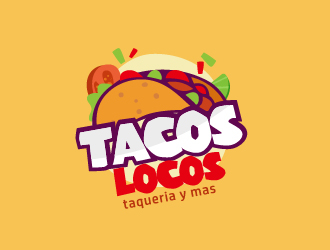 Los Tacos Locos  logo design by fawadyk