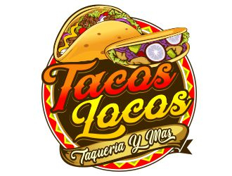 Los Tacos Locos  logo design by veron