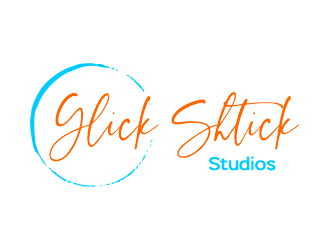 Glick Shtick Studios logo design concepts #3