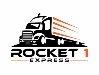 Rocket 1 express  logo design by Franky.