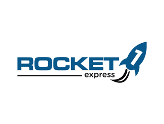 Rocket 1 express  logo design by Rizqy