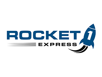 Rocket 1 express  logo design by ndaru