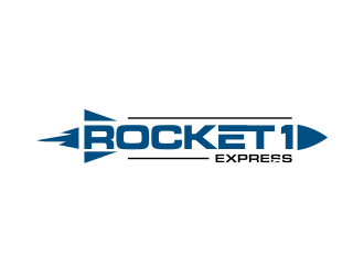Rocket 1 express  logo design by keylogo