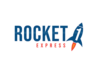 Rocket 1 express  logo design by ndaru