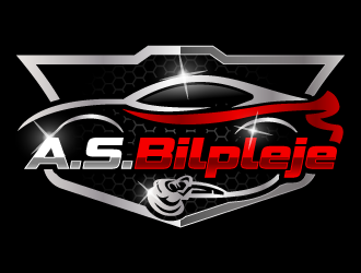 A.S. Bilpleje logo design by pencilhand