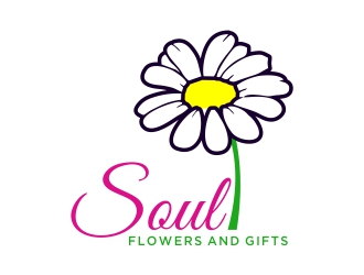 Soul Flowers and Gifts  logo design by dibyo