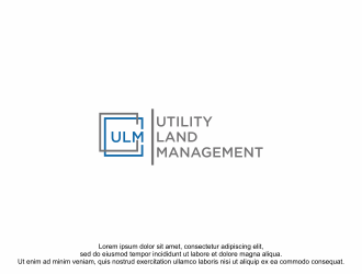 Utility Land Management logo design by bebekkwek