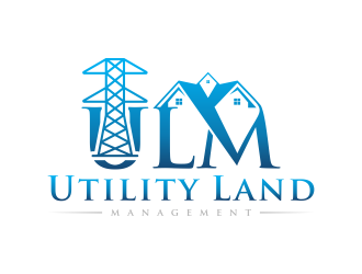 Utility Land Management logo design by ageseulopi