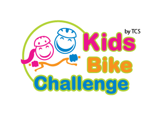 Kids Bike Challenge by TCS                (by TCS small and superscript) logo design by chumberarto