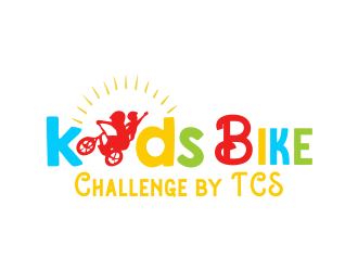 Kids Bike Challenge by TCS                (by TCS small and superscript) logo design by bismillah