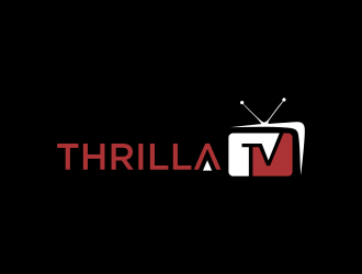 Thrilla TV logo design by oke2angconcept