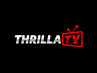 Thrilla TV logo design by keylogo
