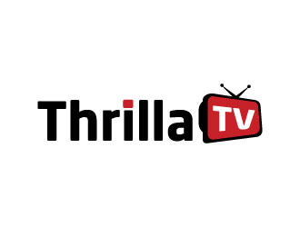 Thrilla TV logo design by rosy313