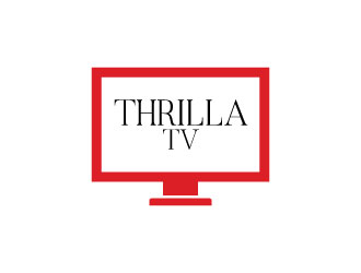Thrilla TV logo design by Saraswati