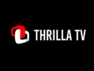 Thrilla TV logo design by M J