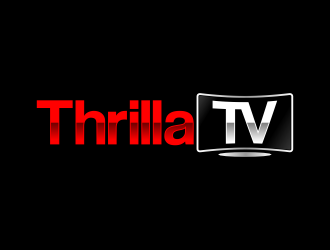 Thrilla TV logo design by ekitessar