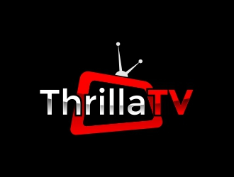 Thrilla TV logo design by rizuki