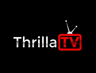 Thrilla TV logo design by rizuki