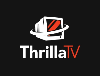 Thrilla TV logo design by diqly