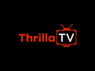 Thrilla TV logo design by luckyprasetyo