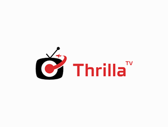 Thrilla TV logo design by DuckOn