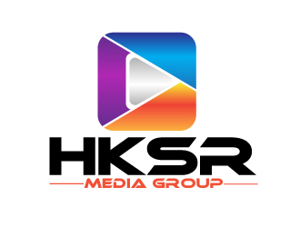 HKSR MEDIA GROUP logo design by ElonStark